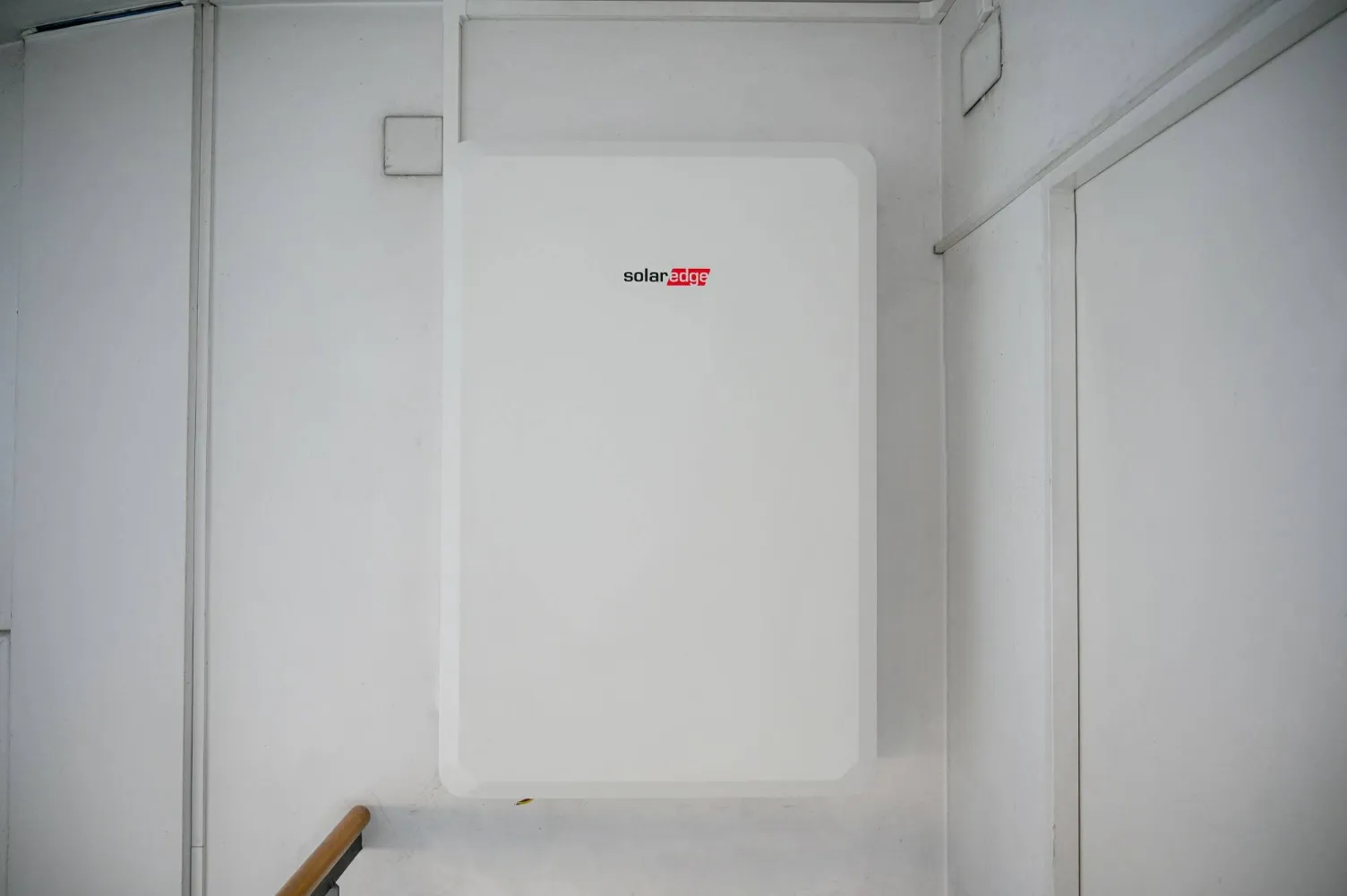 Compact Storage With The SolarEdge Wall-Mount