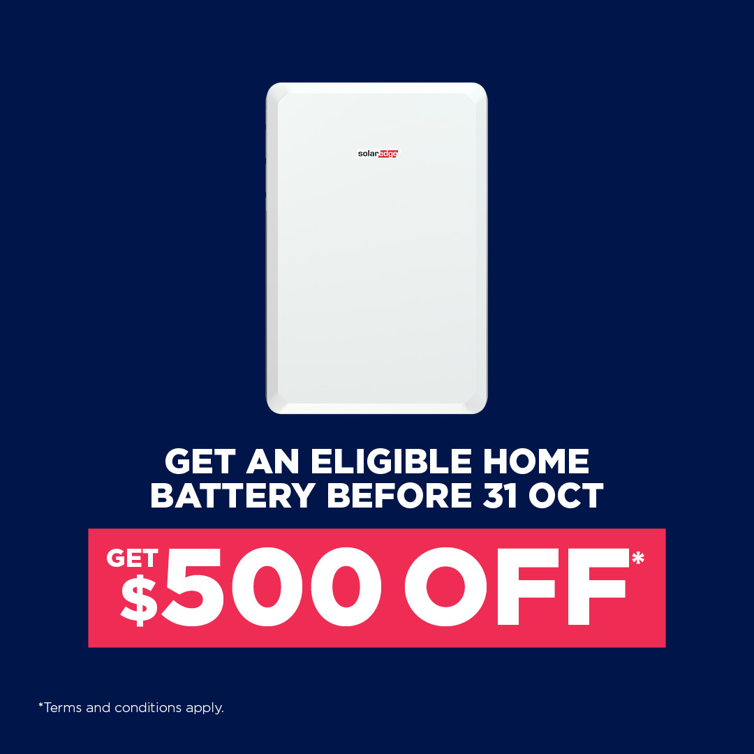 $500 Off Eligible GoodWe & SolarEdge Home Batteries